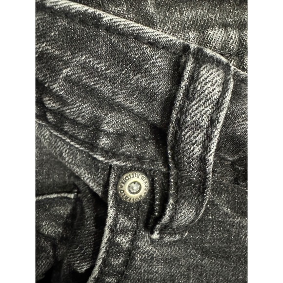 Buffalo David Bitton Jackson Straight Stretch Jeans Black Faded 36x32 Mens - Picture 6 of 11